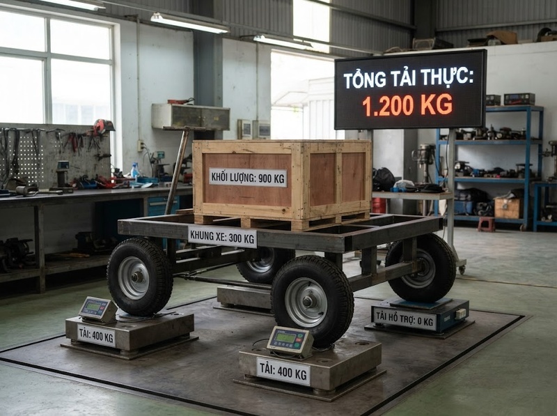 Bánh xe chịu lực 500kg phù hợp với tải và thiết bị nào?