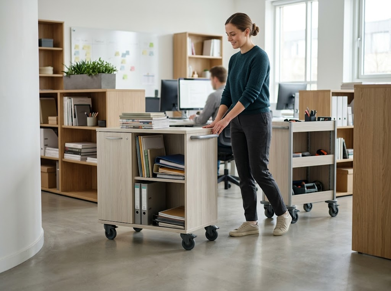 Phạm vi ứng dụng của bánh xe đẩy loại nhỏ
