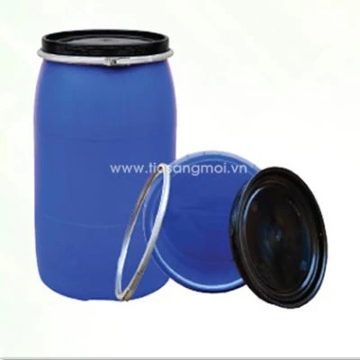 Thùng phi đai sắt 220 lít
