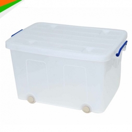 Thùng nhựa chữ nhật có bánh xe