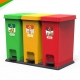 Thùng rác phân loại 3 ngăn