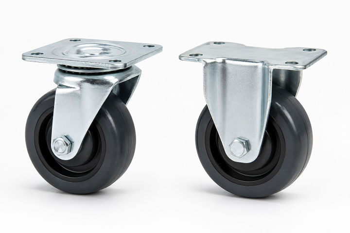 Nên chọn bánh xe xoay 360 độ hay bánh cố định