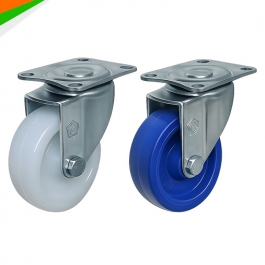 Bánh xe nhựa xoay 360 độ