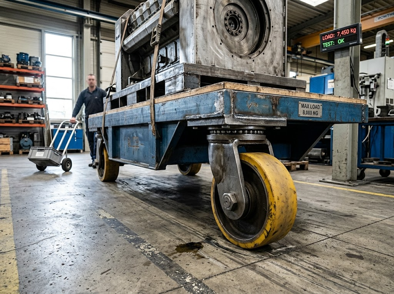 Bánh xe đẩy tải nặng khác loại thông thường thế nào?
