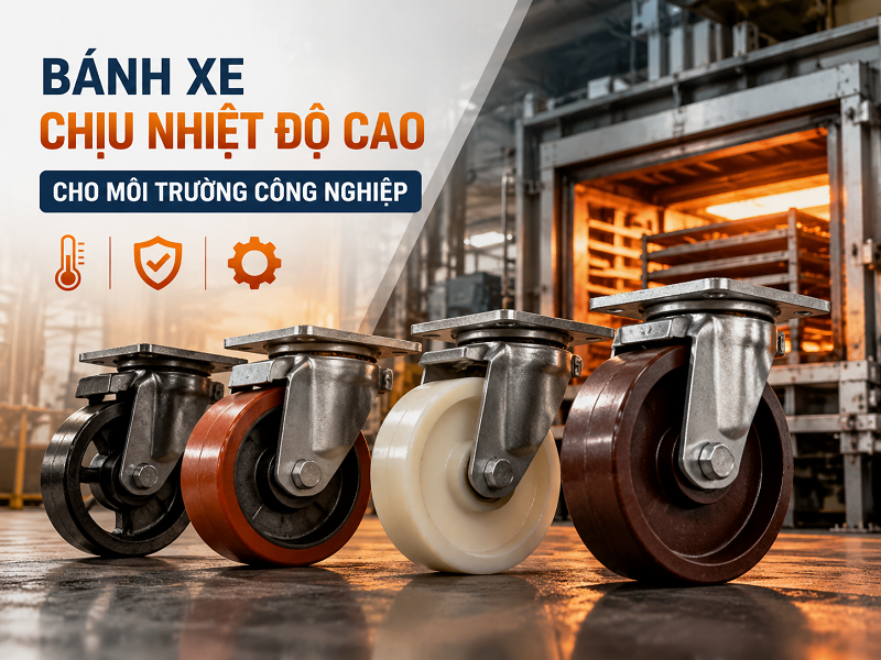 Bánh xe chịu nhiệt độ cao cho môi trường công nghiệp