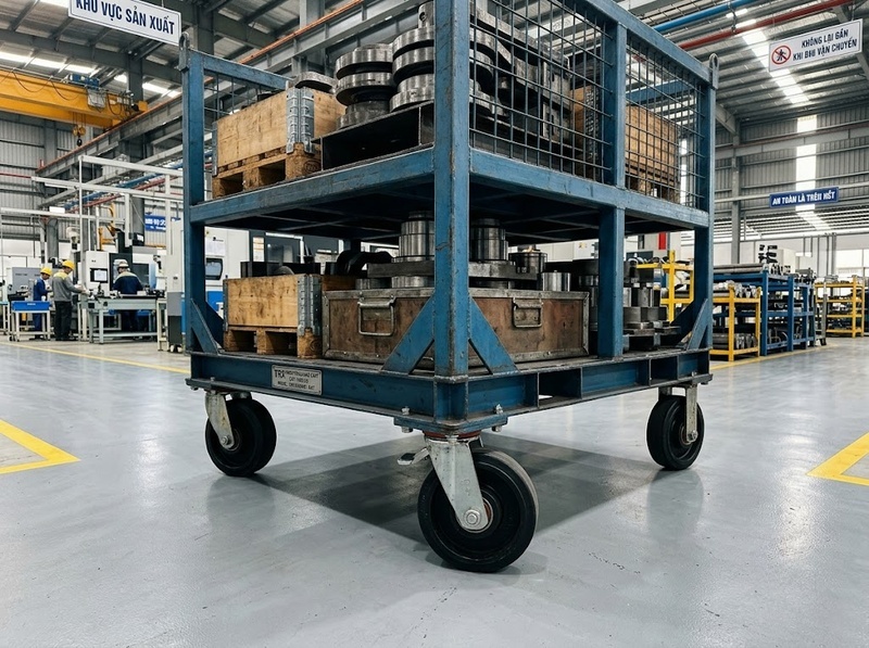 Cách tính tải trọng bánh xe đẩy cho cả hệ thống