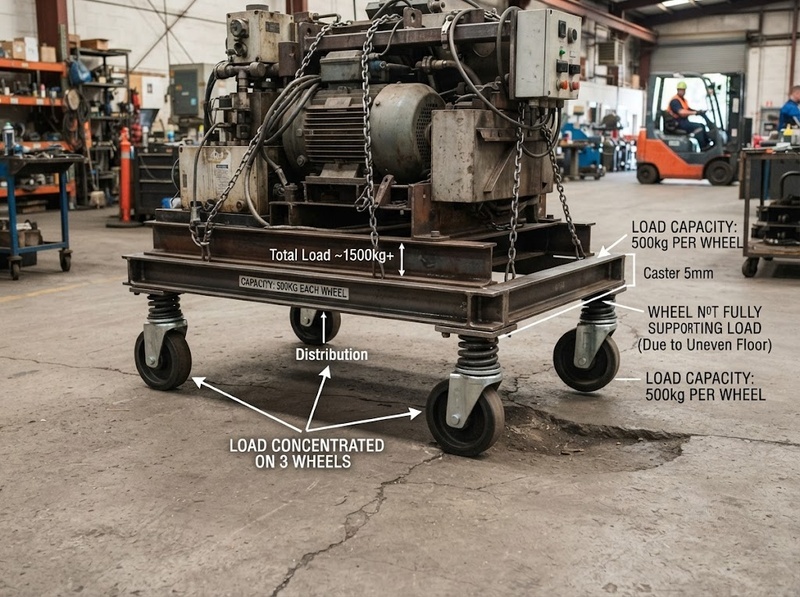 Ứng dụng của bánh xe chịu lực 500kg
