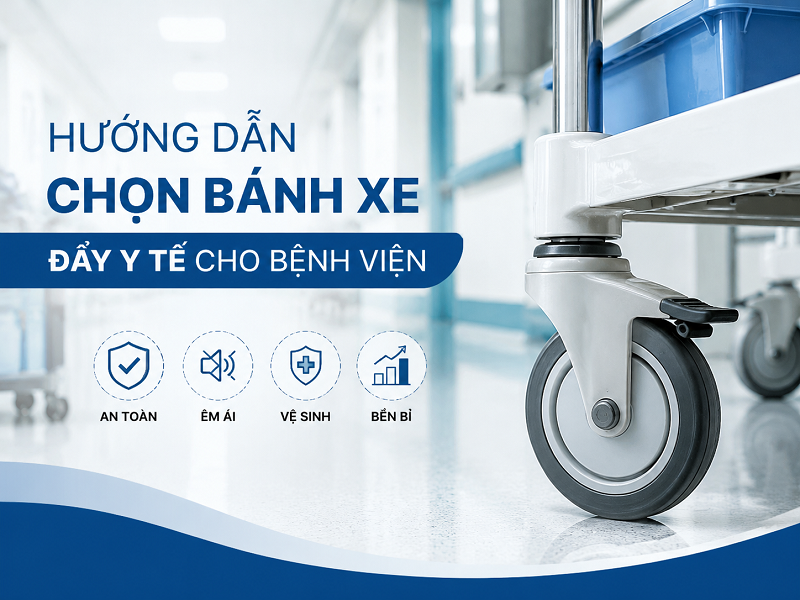 Cách chọn bánh xe đẩy y tế phù hợp cho bệnh viện