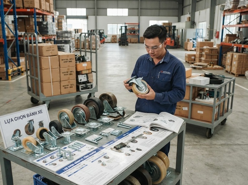 Những thông số bánh xe đẩy cần kiểm tra trước khi mua