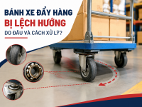 Bánh xe đẩy hàng có làm trầy sàn không