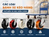 Tải trọng bánh xe kéo hàng bao nhiêu kg