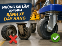 Những sai lầm khi mua bánh xe đẩy hàng