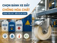 Các loại bánh xe đẩy hàng công nghiệp phổ biến