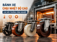 Các loại bánh xe đẩy hàng công nghiệp phổ biến