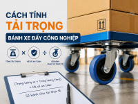 Các loại bánh xe đẩy hàng công nghiệp phổ biến