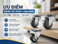 Có nên mua bánh xe nhỏ chịu lực giá rẻ