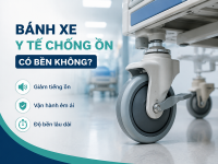 Bánh xe y tế có khóa phù hợp với thiết bị nào