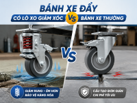 Cách chọn bánh xe đẩy có lò xo giảm xóc