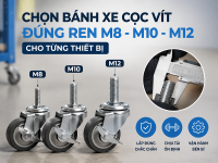 Bánh xe đẩy cọc vít là gì và hoạt động như thế nào