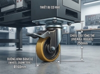 Tải lệch ảnh hưởng đến bánh xe đẩy thế nào?