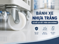 Nên chọn bánh xe nhựa trắng hay bánh xe cao su đen
