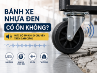 Chất liệu bánh xe nhựa đen gồm những loại nào