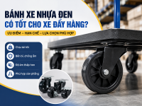Chất liệu bánh xe nhựa đen gồm những loại nào