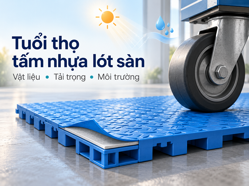 Những yếu tố ảnh hưởng đến tuổi thọ tấm nhựa lót sàn