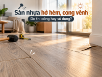 So sánh sàn nhựa giả gỗ và sàn gỗ công nghiệp