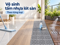 So sánh sàn nhựa giả gỗ và sàn gỗ công nghiệp